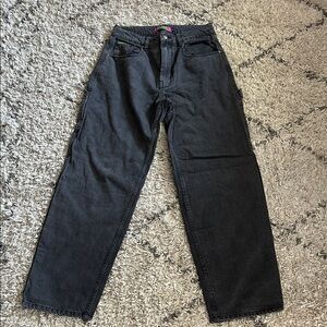 Empyre Relaxed Fit Black Jeans for Women